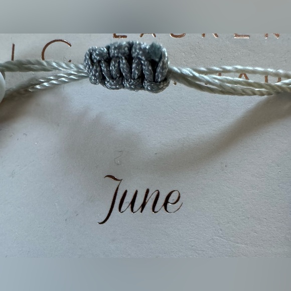 Lauren Conrad Adjustable Birthstone Bracelet- June - Picture 3 of 7